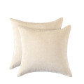 Tissu d&#39;oreiller décoratif carré de chenille pour lit, canapé